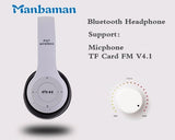 2019 HOT!!!Bluetooth Headphones Wireless Music Auriculares Foldable Headset With MIC Support FM Radio TF Card