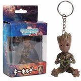 Cartoon Tree Man Keychain Car Hanging Decor Keyrings