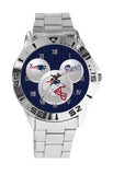 New England Patriots Helmet Custom Stainless Steel Analogue Men Or Women Unisex Watch Best Gift