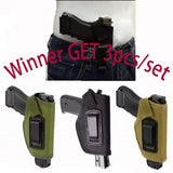 New Outdoor Hunting Waist Belt Stealth Tactical Holster Military Safety Clasp Waterproof Nylon Shooting Camping