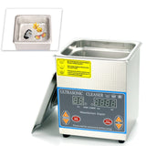 Industrial Ultrasonic Cleaner Tank Heater w Basket  4.5L