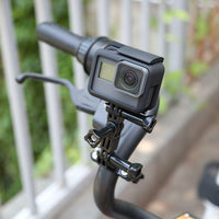 Bike Handlebar Seatpost Mount W 3-Way Adjustable Pivot Arm for GoPro 43+321