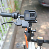 Bike Handlebar Seatpost Mount W 3-Way Adjustable Pivot Arm for GoPro 43+321