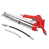 Professional Air Grease Gun Kit Pneumatic Lubricating Greasing 1200 - 6000 PSI