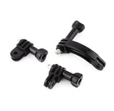 Curved Extension Arm + 90 Degree Rotary Connector Chain For GoPro Hero 2 3+ 4 5