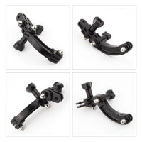 Curved Extension Arm + 90 Degree Rotary Connector Chain For GoPro Hero 2 3+ 4 5